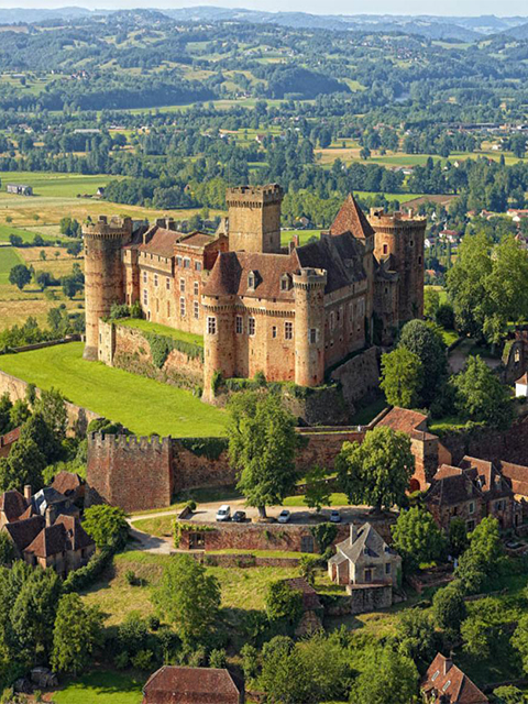 image du château de Castelneau et ses jardins